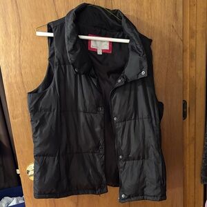 Old Navy Women's Black Quilted Vest